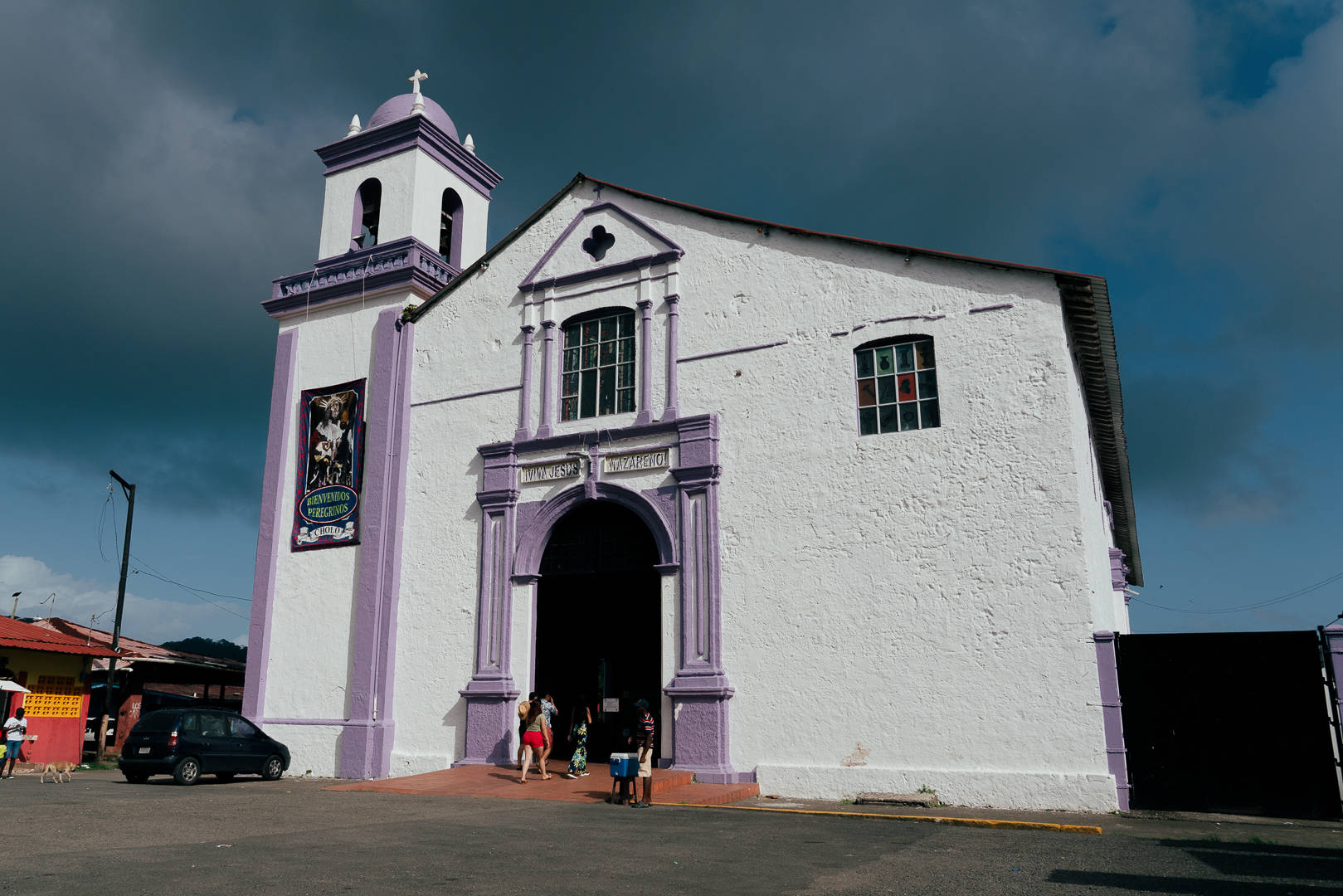 Exterior de la Iglesia San Felipe de Portobelo