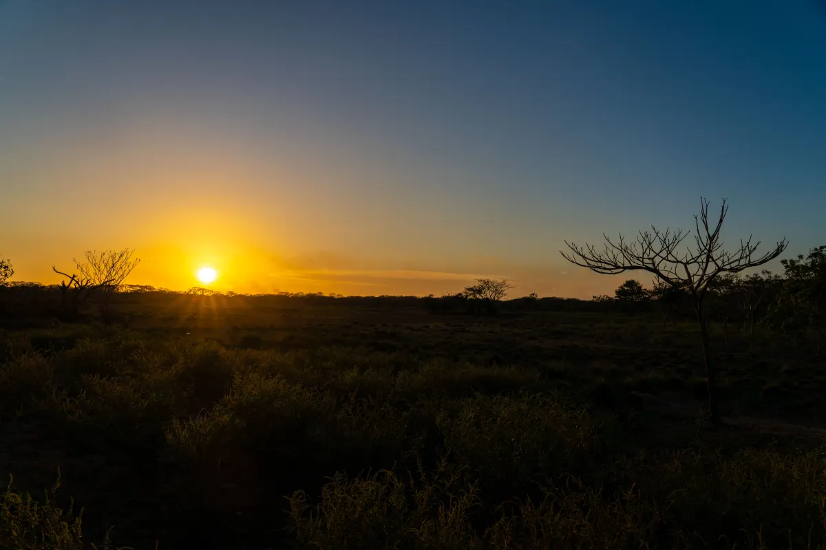 Puesta de sol en Juan Hombrón - Coclé